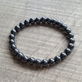 Hematite Dark Round 8 mm  [1836]