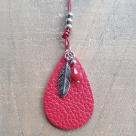 Leren Ketting Scarlet  [7262]