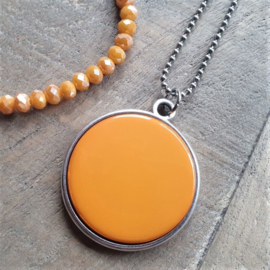 Ketting/Bedel XXL Oranje  [7055]