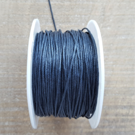 Blauw Waxkoord 1 mm  [2614]