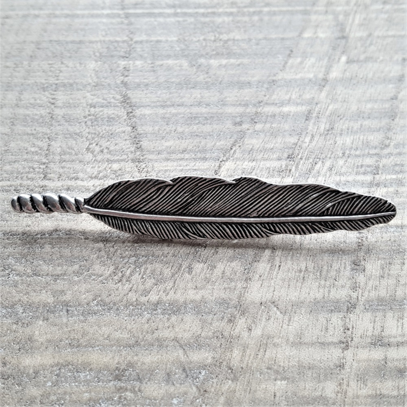Feather Broche 8 cm  [R129]
