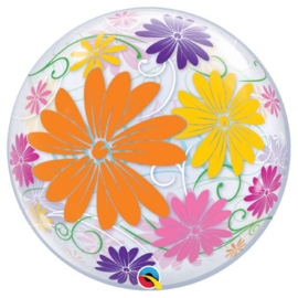 BUBBLE BALLON Birthday Flowers & Filigree
