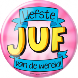 Button Liefste juf!