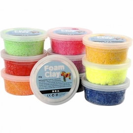 Foam Clay 10 kleuren (35 GRAM)