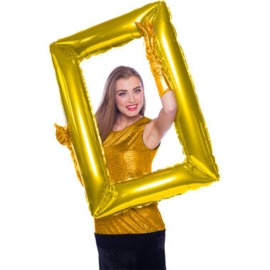 Folieballon Fotolijst Goud (AIR)