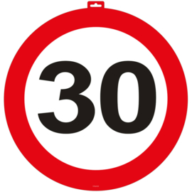 Deurbord 30 Jaar Verkeersbord