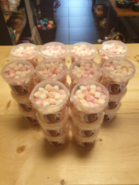 12x Emmertje mini marshmallow incl persoonlijke sticker