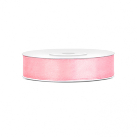 Lint – Satijn – 25 m x 12 mm – Roze