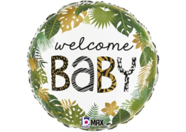 Folieballon Welcome Baby - Jungle