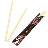 Chopsticks Eetstokjes 21cm in zwart hoesje (10 stuks)