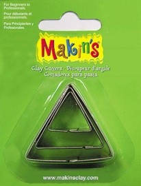 Uitsteekvorm set driehoek ca. 2 - 4 cm
