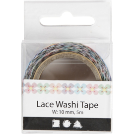 Lace Washi Tape , b: 15 mm, 5m