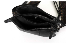 Schoudertasje / clutch Alkmaar zwart