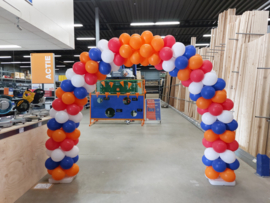 ORANJE BALLONDECORATIE