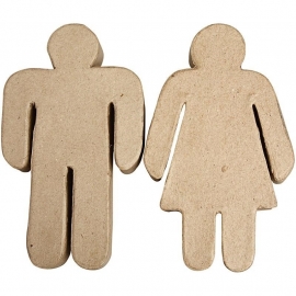 Man en vrouw (8,5x2x15 cm)