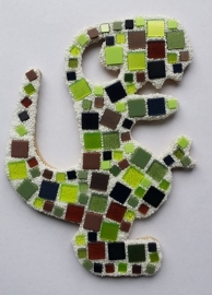 Mini mozaiek Blauw/groen (10x10 mm)