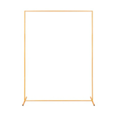 Balloon stand frame rectangle gold set 160x210cm