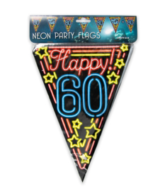 Vlaggenlijn Neon Happy 60