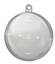 Transparante Deco Ballen, d: 15,6 cm