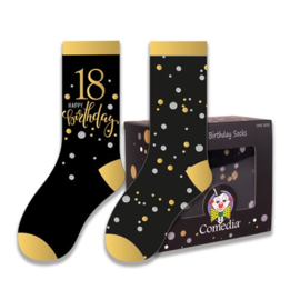 Sokken 18 jaar goud (2 paar)
