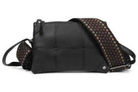 Schoudertasje / clutch Alkmaar zwart
