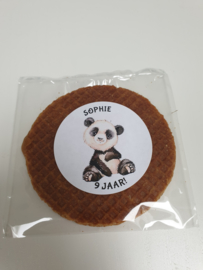 12x Stroopwafel / Stroopkoek incl persoonlijke sticker