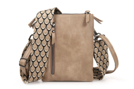 Telefoontasje / schoudertasje Tyler new Taupe