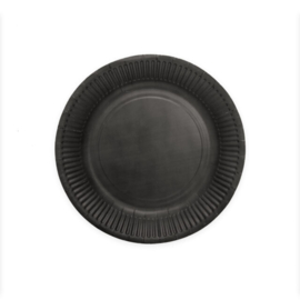 BORDEN 23CM - ZWART (8 st)