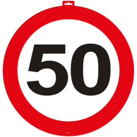 Deurbord 50 Jaar Verkeersbord 