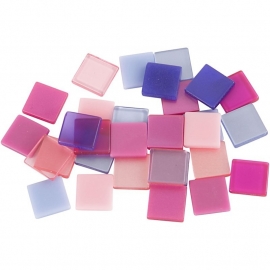 Mini mozaiek Paars/Roze (10x10 mm)