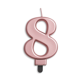 CIJFERKAARS METALLIC ROSE (0 T/M 9)