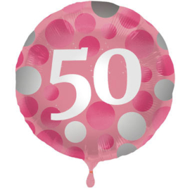 50 Jaar Glossy Pink