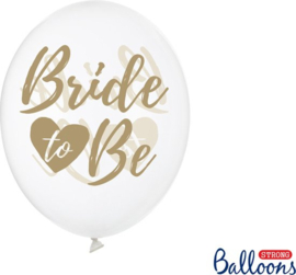 BRIDE: Bride To Be Ballonnen 30cm 6st