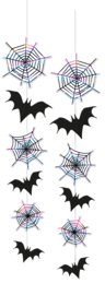 Hangdecoratie Happy Halloween 70cm - 2 stuks