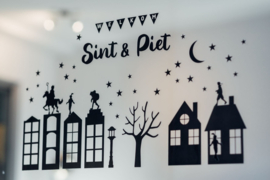 STICKERS SINTERKLAAS A4 RAAM
