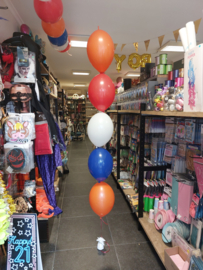 ORANJE BALLONDECORATIE