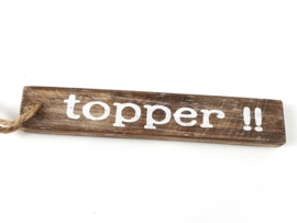Hanger latje 'Topper'