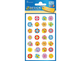 Avery papieretiket Z-design Kids pakje a 2 vel Bloemen