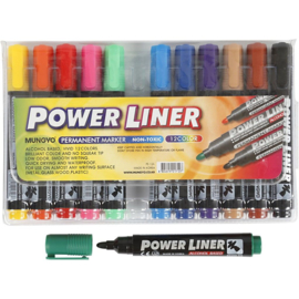 Permanent marker / Power Liner, lijndikte: 1,5-3 mm