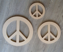 Peace teken 20 cm