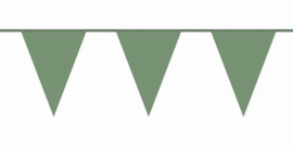 Vlaggenlijn mosgroen (10m)