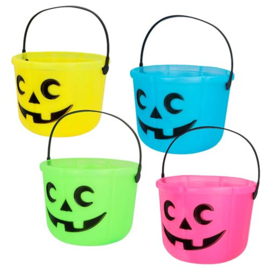 Pompoen emmer neon HALLOWEEN