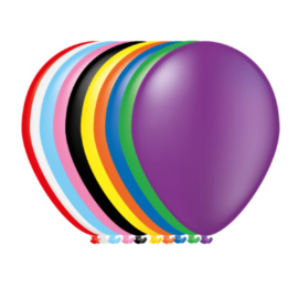 BALLONNEN STANDAARD DIV. KLEUREN (10/50 stuks)