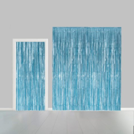 DeurGORDIJN 100X240CM LICHT BLAUW