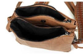 Schoudertasje / clutch Alkmaar Camel