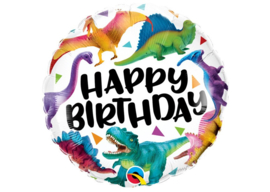 Happy Birthday Dinosaurs 18 inch