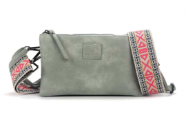 Schoudertasje / crossbody Castel Groen