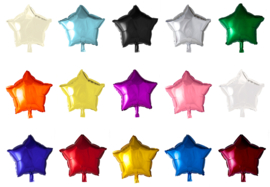 Folie ballon ster (diverse kleuren)