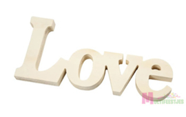 Decoratie Woord LOVE  (23x10 cm)