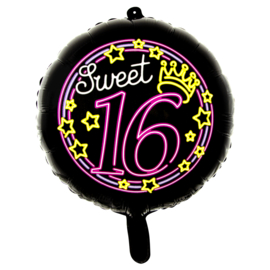 16 JAAR SWEET 16 NEON